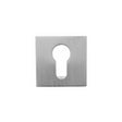 Quality image of Oro & Oro Euro Escutcheons on Square Rose - Satin Chrome | Sku. o15eesc | available from Trade Door Handles.