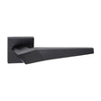 Quality image of Oro & Oro Skywalker Lever Door Handle on Square Rose - Matt Black | Sku. o8015emb | available from Trade Door Handles.