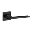 Quality image of Oro & Oro Sienna Lever Door Handle on Square Rose - Matt Black | Sku. o9215emb | available from Trade Door Handles.