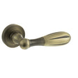 Quality image of Old English Cambridge Lever Door Handle on Round Rose - Matt Antique Brass | Sku. oe175mab | available from Trade Door Handles.