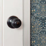 Quality image of Old English Ripon Solid Brass Reeded Mortice Knob on Concealed Fix Rose - Antique Copper | Sku. oe50rmkac | available from Trade Door Handles.