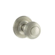 Quality image of Old English Ripon Solid Brass Reeded Mortice Knob on Concealed Fix Rose - Satin Nickel | Sku. oe50rmksn | available from Trade Door Handles.