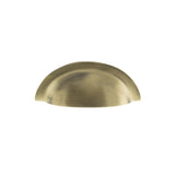 Quality image of Old English Winchester Solid Brass Cabinet Cup Pull on Concealed Fix - Antique Brass | Sku. oec1176ab | available from Trade Door Handles.
