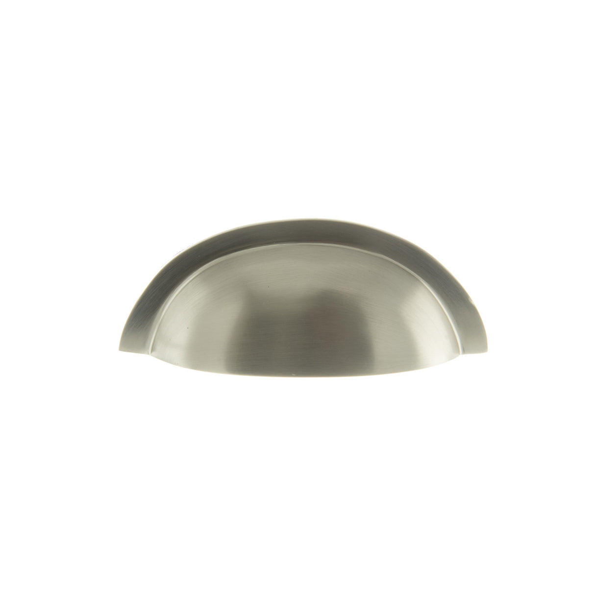 Quality image of Old English Winchester Solid Brass Cabinet Cup Pull on Concealed Fix - Satin Nickel | Sku. oec1176sn | available from Trade Door Handles.