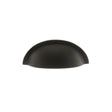 Quality image of Old English Winchester Solid Brass Cabinet Cup Pull on Concealed Fix - Urban Dark Bronze | Sku. oec1176udb | available from Trade Door Handles.