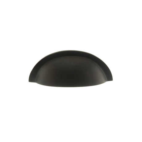 Quality image of Old English Winchester Solid Brass Cabinet Cup Pull on Concealed Fix - Urban Dark Bronze | Sku. oec1176udb | available from Trade Door Handles.