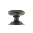 Quality image of Old English Lincoln Solid Brass Victorian Knob 38mm on Concealed Fix - Distressed Silver | Sku. oec1238ds | available from Trade Door Handles.