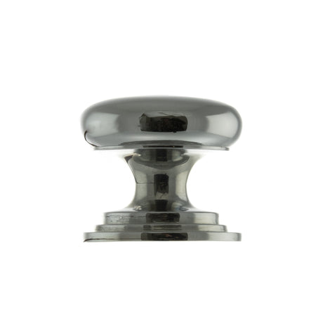 Quality image of Old English Lincoln Solid Brass Victorian Knob 38mm on Concealed Fix - Polished Chrome | Sku. oec1238pc | available from Trade Door Handles.