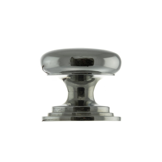 Quality image of Old English Lincoln Solid Brass Victorian Knob 38mm on Concealed Fix - Polished Chrome | Sku. oec1238pc | available from Trade Door Handles.