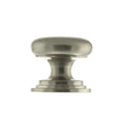Quality image of Old English Lincoln Solid Brass Victorian Knob 38mm on Concealed Fix - Satin Nickel | Sku. oec1238sn | available from Trade Door Handles.