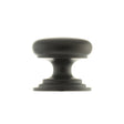 Quality image of Old English Lincoln Solid Brass Victorian Knob 38mm on Concealed Fix - Urban Dark Bronze | Sku. oec1238udb | available from Trade Door Handles.