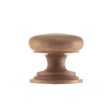 Quality image of Old English Lincoln Solid Brass Victorian Knob 38mm on Concealed Fix - Urban Satin Copper | Sku. oec1238usc | available from Trade Door Handles.