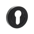Quality image of Old English Euro Escutcheons - Matt Black | Sku. oeescemb | available from Trade Door Handles.