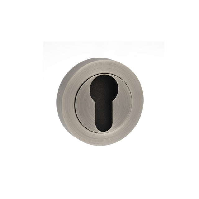 Quality image of Old English Euro Escutcheons - Matt Gun Metal | Sku. oeescembn | available from Trade Door Handles.
