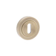 Quality image of Old English Key Escutcheons - Matt Antique Brass | Sku. oeesckmab | available from Trade Door Handles.