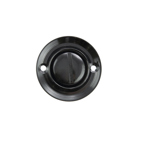 Quality image of Old English Solid Brass Oval WC Turn and Release - Black Nickel | Sku. oeowcbn | available from Trade Door Handles.