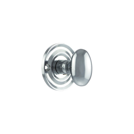 Quality image of Old English Solid Brass Oval WC Turn and Release - Polished Chrome | Sku. oeowcpc | available from Trade Door Handles.