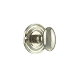 Quality image of Old English Solid Brass Oval WC Turn and Release - Polished Nickel | Sku. oeowcpn | available from Trade Door Handles.