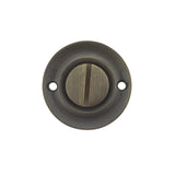 Quality image of Old English Solid Brass Oval WC Turn and Release - Urban Bronze | Sku. oeowcub | available from Trade Door Handles.