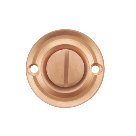 Quality image of Old English Solid Brass Oval WC Turn and Release - Urban Satin Copper | Sku. oeowcusc | available from Trade Door Handles.