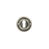 Quality image of Old English Solid Brass Open Key Hole Escutcheons - Matt Gun Metal | Sku. oerkembn | available from Trade Door Handles.