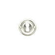 Quality image of Old English Solid Brass Open Key Hole Escutcheons - Polished Nickel | Sku. oerkepn | available from Trade Door Handles.