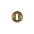 Quality image of Old English Solid Brass Open Key Hole Escutcheons - Satin Brass | Sku. oerkesb | available from Trade Door Handles.