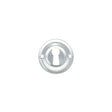 Quality image of Old English Solid Brass Open Key Hole Escutcheons - Satin Chrome | Sku. oerkesc | available from Trade Door Handles.