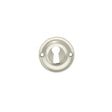 Quality image of Old English Solid Brass Open Key Hole Escutcheons - Satin Nickel | Sku. oerkesn | available from Trade Door Handles.
