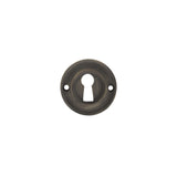 Quality image of Old English Solid Brass Open Key Hole Escutcheons - Urban Bronze | Sku. oerkeub | available from Trade Door Handles.