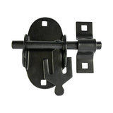 This is an image of Timco - Oval Padbolt - Black 4" (1 Each TIMbag) OP4BP