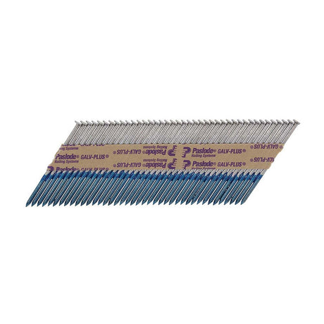 This is an image of Paslode IM360Ci Nails & Fuel Cells Trade Pack - Ring Shank - Galvanised + - 141075 2.8 x 51mm/3CFC (3300 PCS Box) PAS141075