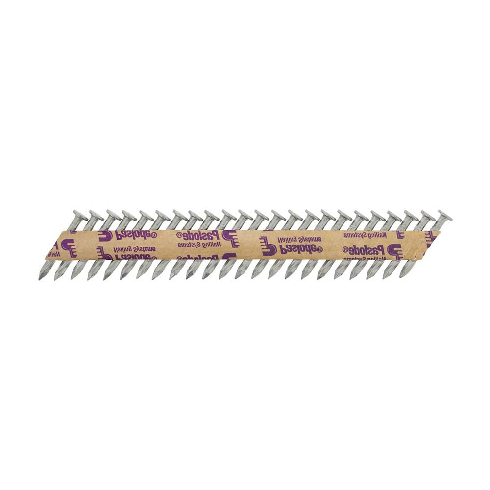 This is an image of Paslode PPN35Ci Nails & Fuel Cells Trade Pack - Twist Shank - Electro Galvanised - 141185 3.4 x 35mm/2CFC (2500 PCS Box) PAS141185