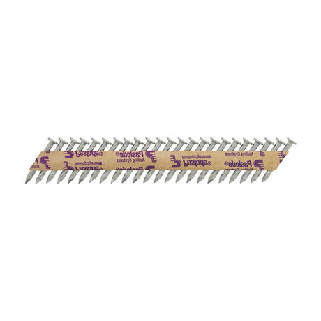 This is an image of Paslode PPN35Ci Nails & Fuel Cells Trade Pack - Twist Shank - Electro Galvanised - 141185 3.4 x 35mm/2CFC (2500 PCS Box) PAS141185