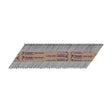 This is an image of Paslode IM350+ Nails & Fuel Cells Trade Pack - Ring Shank - Galvanised + - 141210 2.8 x 63mm/3CFC (3300 PCS Box) PAS141210