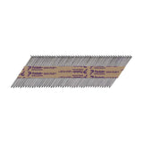 This is an image of Paslode IM350+ Nails & Fuel Cells Retail Pack - Ring Shank - Galvanised + - 141256 2.8 x 51mm/1CFC (1100 PCS Box) PAS141256