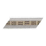 This is an image of Paslode IM350+ Nails & Fuel Cells Retail Pack - Ring Shank - Stainless Steel - 141261 2.8 x 63mm/1CFC (1100 PCS Box) PAS141261