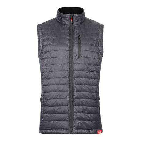 This is an image of Timco - Padded Bodywarmer - Grey/Black Medium (1 Each Bag) PB1101M