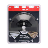 This is an image of Timco - PCD Fibre Cement Saw Blade 250 x 30 x 6T (1 Each Clamshell) PCD250306