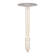 This is an image of Timco - Plastic Insulation Fixings - White 8.0 x 110mm - (100 PCS Bag) PIF110