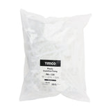 This is an image of Timco - Plastic Insulation Fixings - White 8.0 x 130mm - (100 PCS Bag) PIF130