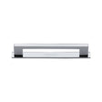 High quality image of the Heritage Brass Cabinet Pull Metro Design with Plate 96mm CTC Polished Chrome Finish | Sku. pl0337-96-pc | Discounted prices available from Trade Door Handles