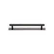 High quality image of the Heritage Brass Cabinet Pull Step Design with Plate 96mm CTC Matt Bronze Finish | Sku. pl4410-96-mb | Discounted prices available from Trade Door Handles