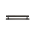 High quality image of the Heritage Brass Cabinet Pull Hexagonal Design with Plate 96mm CTC Matt Bronze Finish | Sku. pl4422-96-mb | Discounted prices available from Trade Door Handles