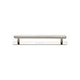High quality image of the Heritage Brass Cabinet Pull Hexagonal Design with Plate 96mm CTC Polished Nickel Finish | Sku. pl4422-96-pnf | Discounted prices available from Trade Door Handles