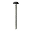 This is an image of Timco - Polymer Headed Pins - Stainless Steel - Black 30mm (60 PCS TIMpac) PP30BLP