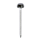 This is an image of Timco - Polymer Headed Pins - A4 Stainless Steel - Black 30mm (250 PCS Box) PP30BL