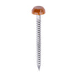 This is an image of Timco - Polymer Headed Pins - A4 Stainless Steel - Clay Brown 30mm (250 PCS Box) PP30CB