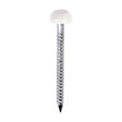 This is an image of Timco - Polymer Headed Pins - A4 Stainless Steel - Cream 30mm (250 PCS Box) PP30CC