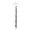 This is an image of Timco - Polymer Headed Pins - A4 Stainless Steel - White 30mm (250 PCS Box) PP30W